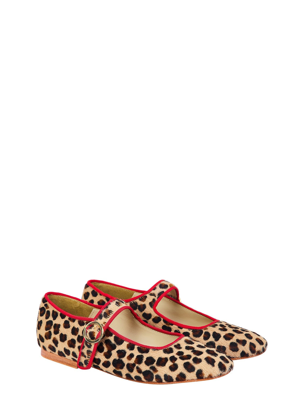Romy leopard-print ballet flats