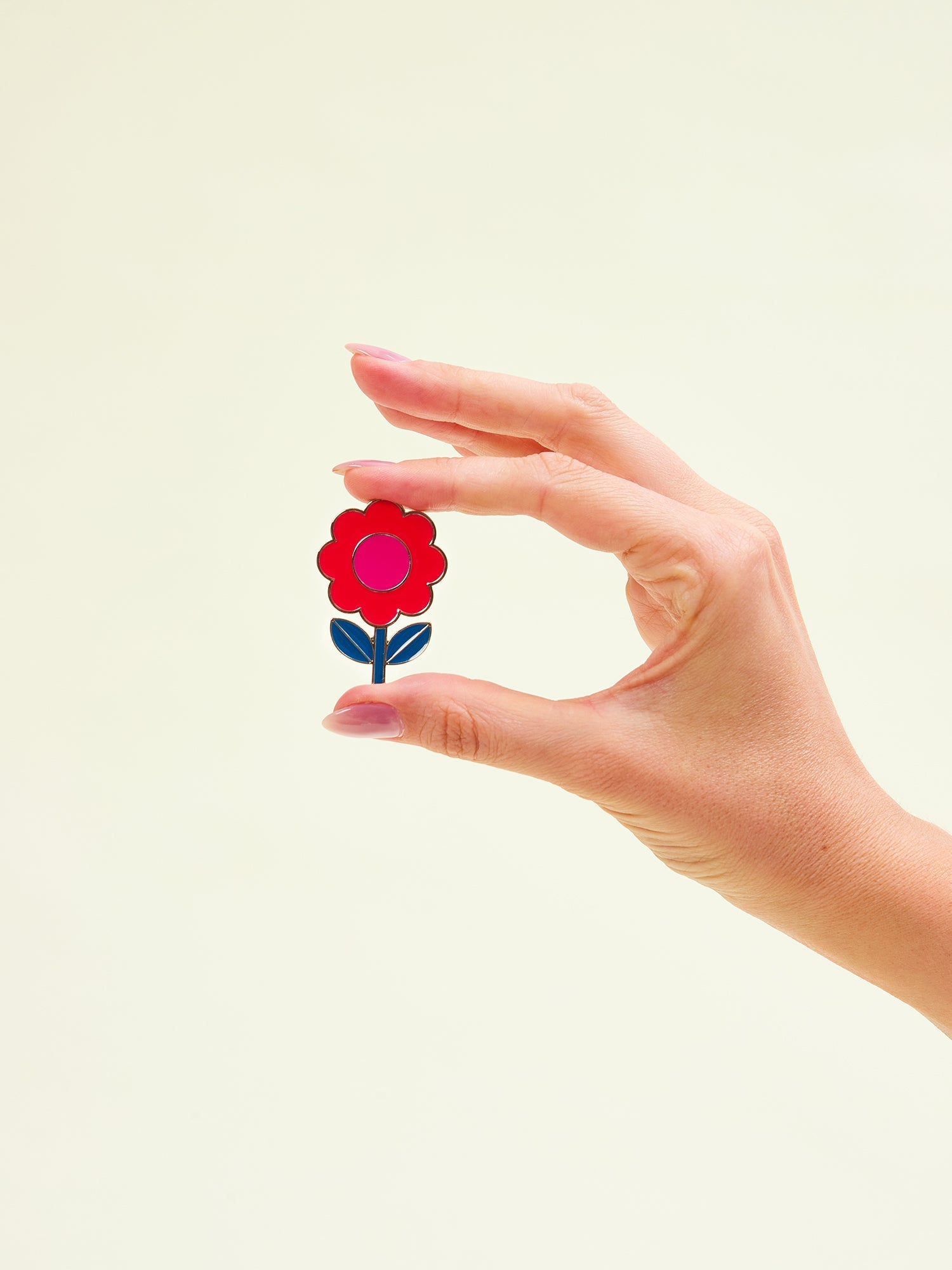 Flower pin
