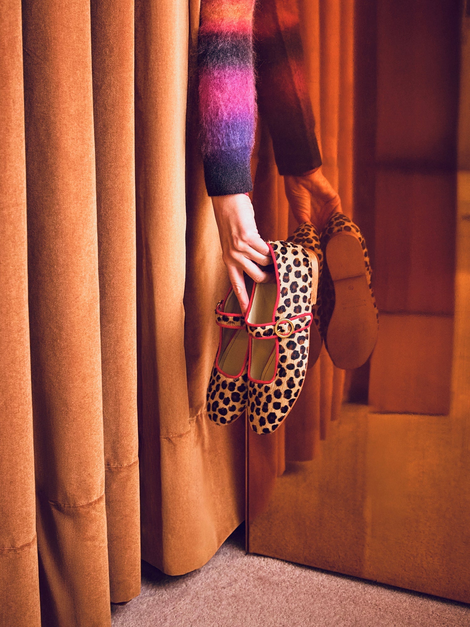 Romy leopard-print ballet flats