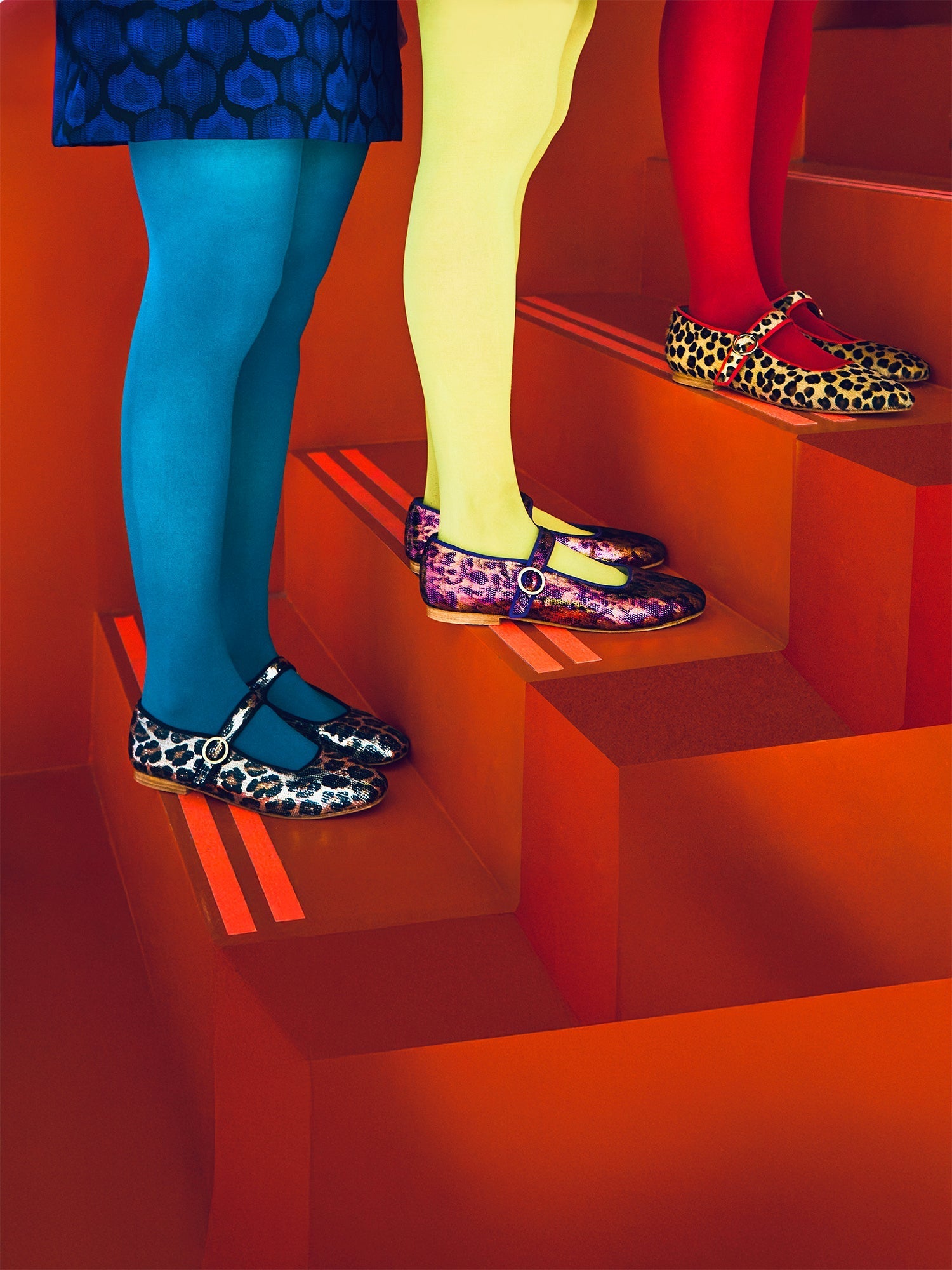 Romy leopard sequin ballet flats