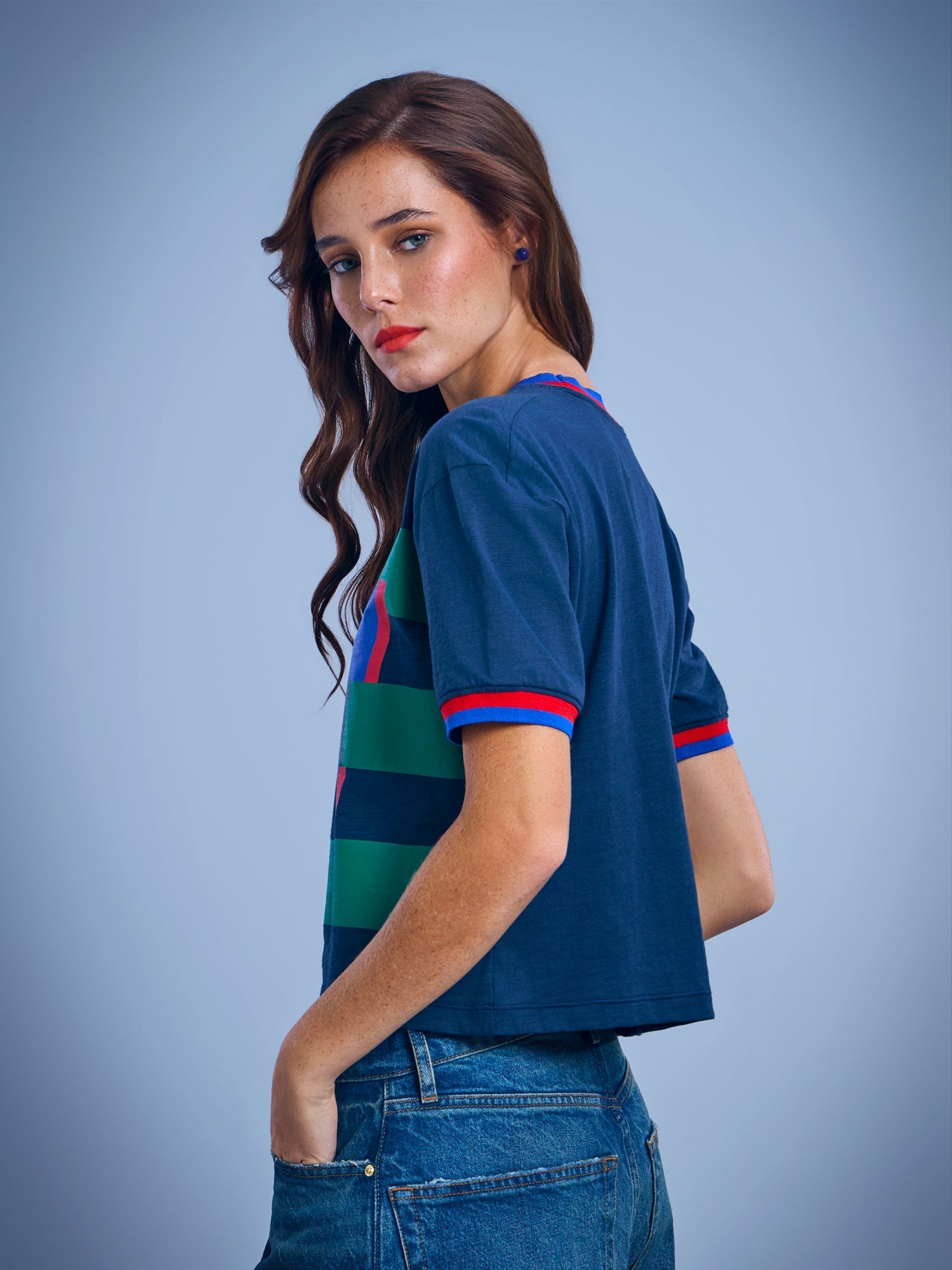 Varsity 07 Cropped T-shirt