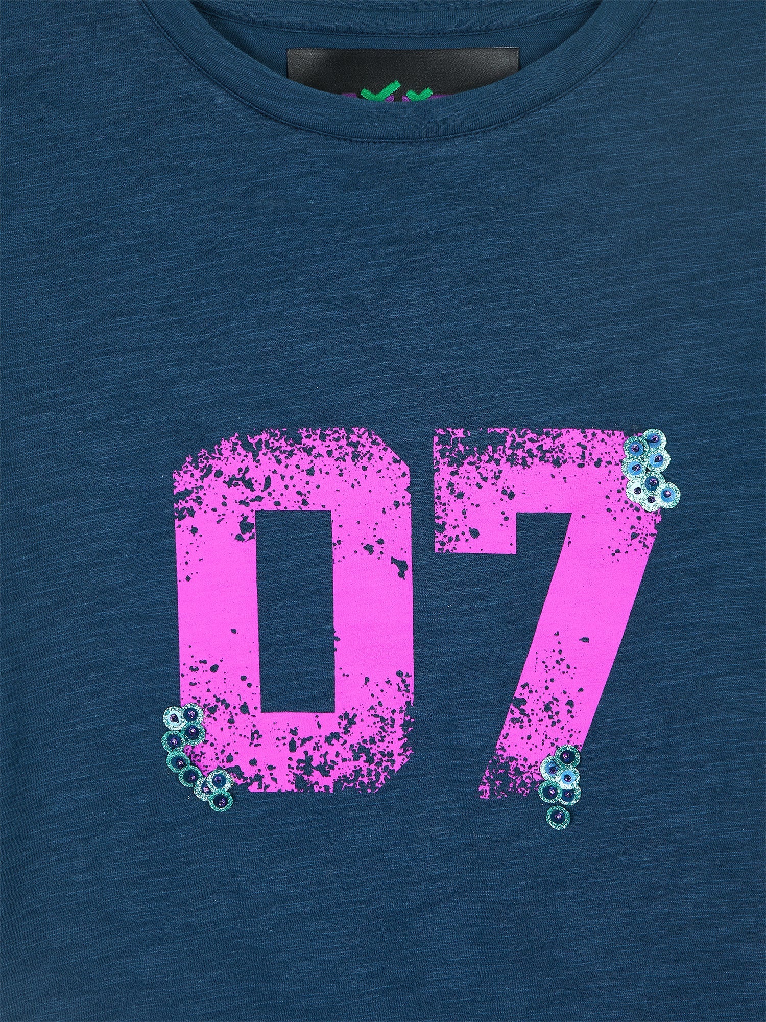 Embellished Cotton T-shirt