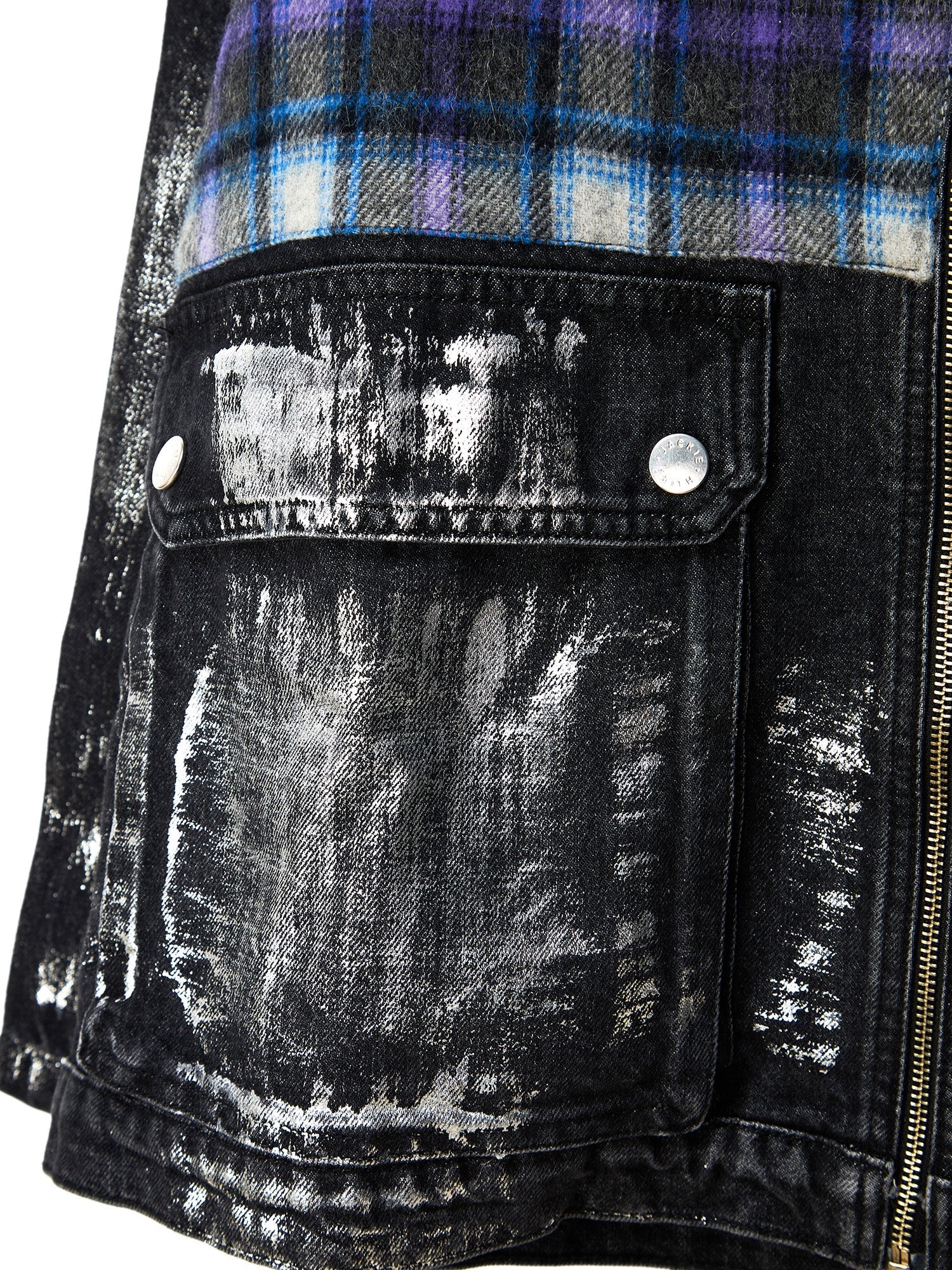 Limited Edition Oversized Metallic Tartan Jacket