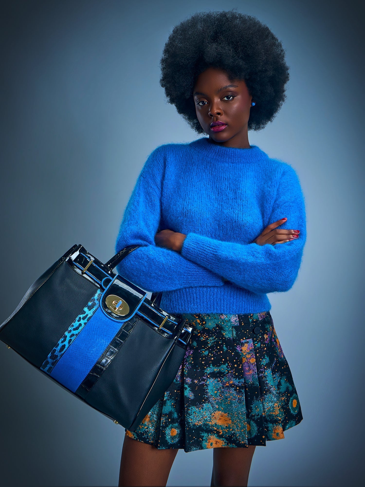 French Tissue Mini Skirt