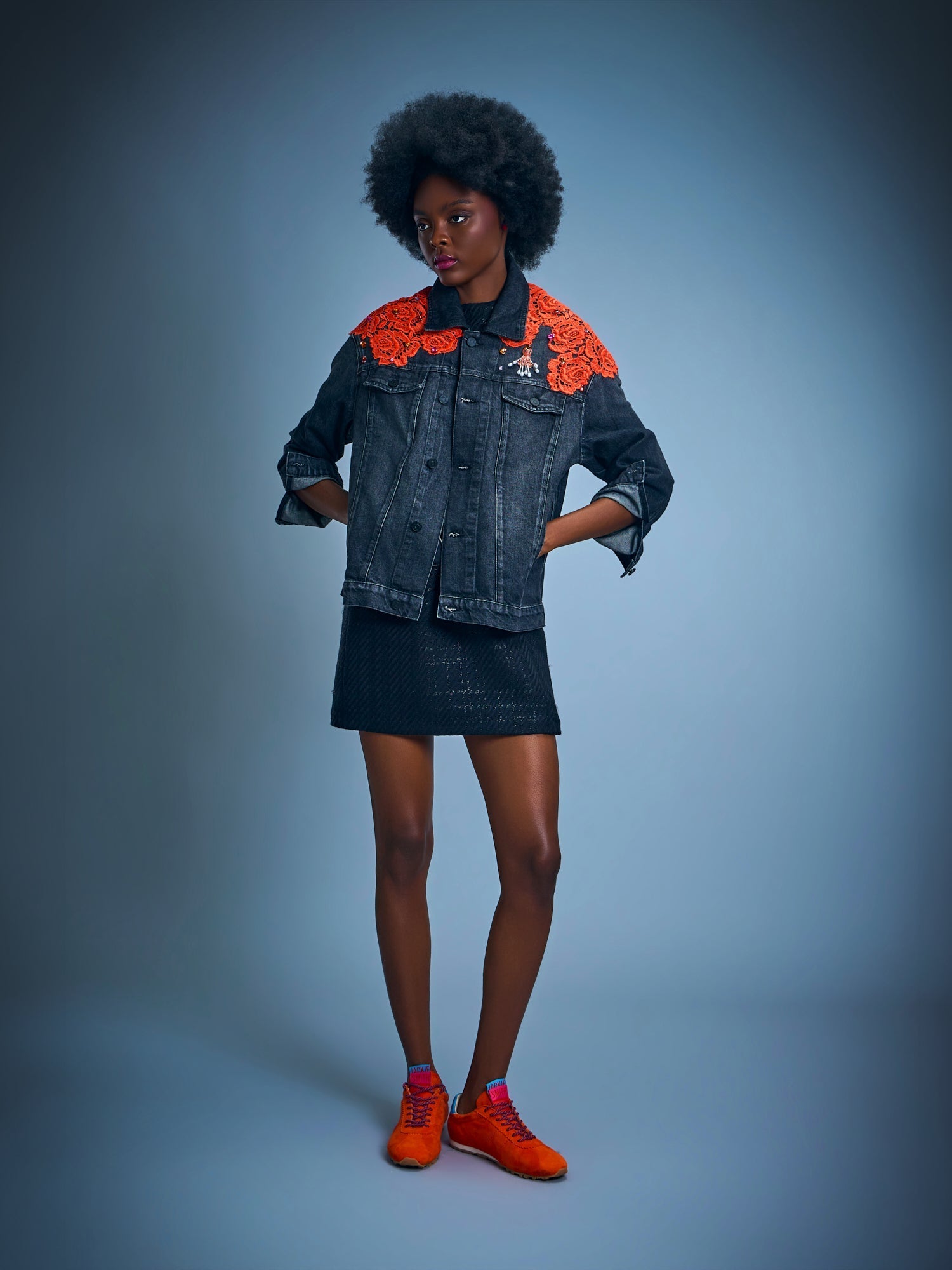 Limited Edition Sea of Roses Denim Jacket