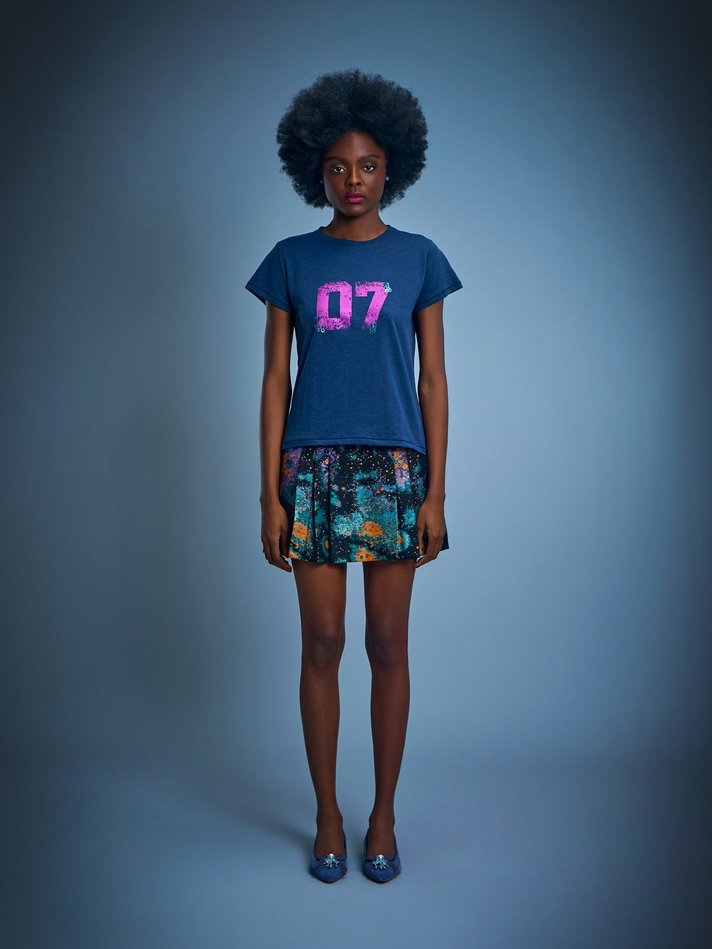 Embellished Cotton T-shirt