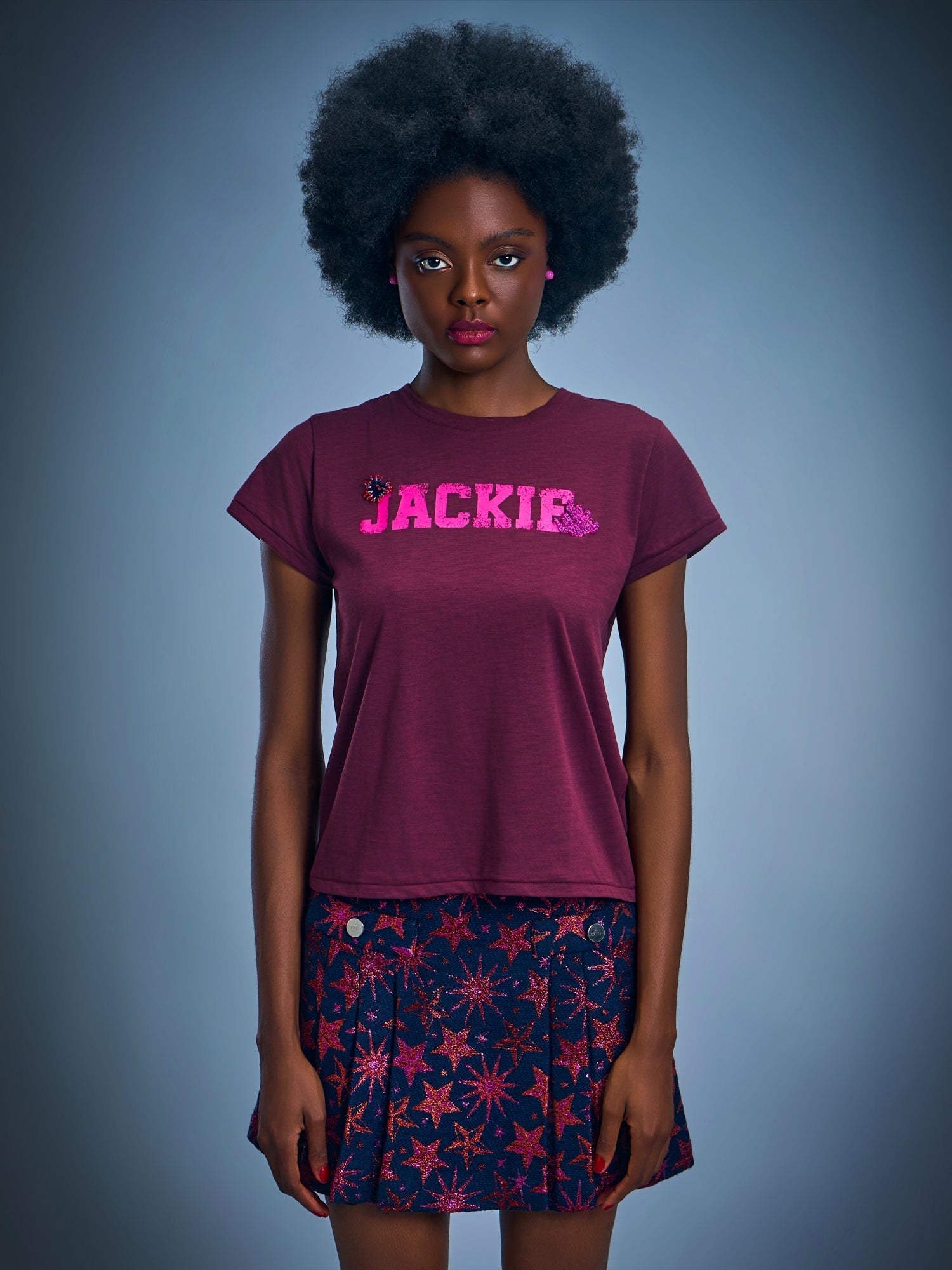 Embellished Cotton T-shirt