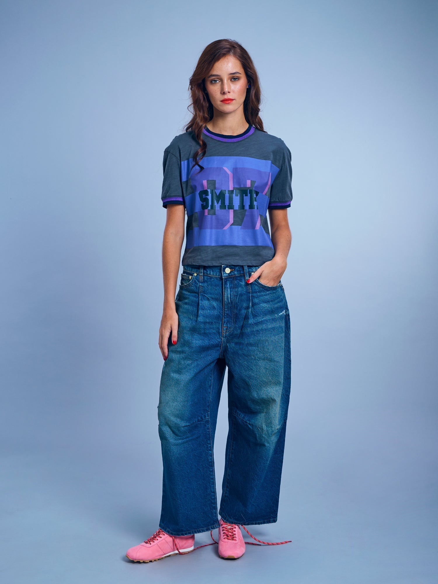 Varsity 07 Cropped T-shirt