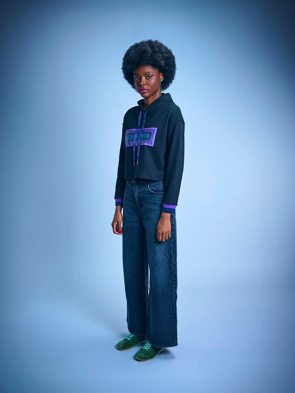 Type Cropped Sweatshirt
