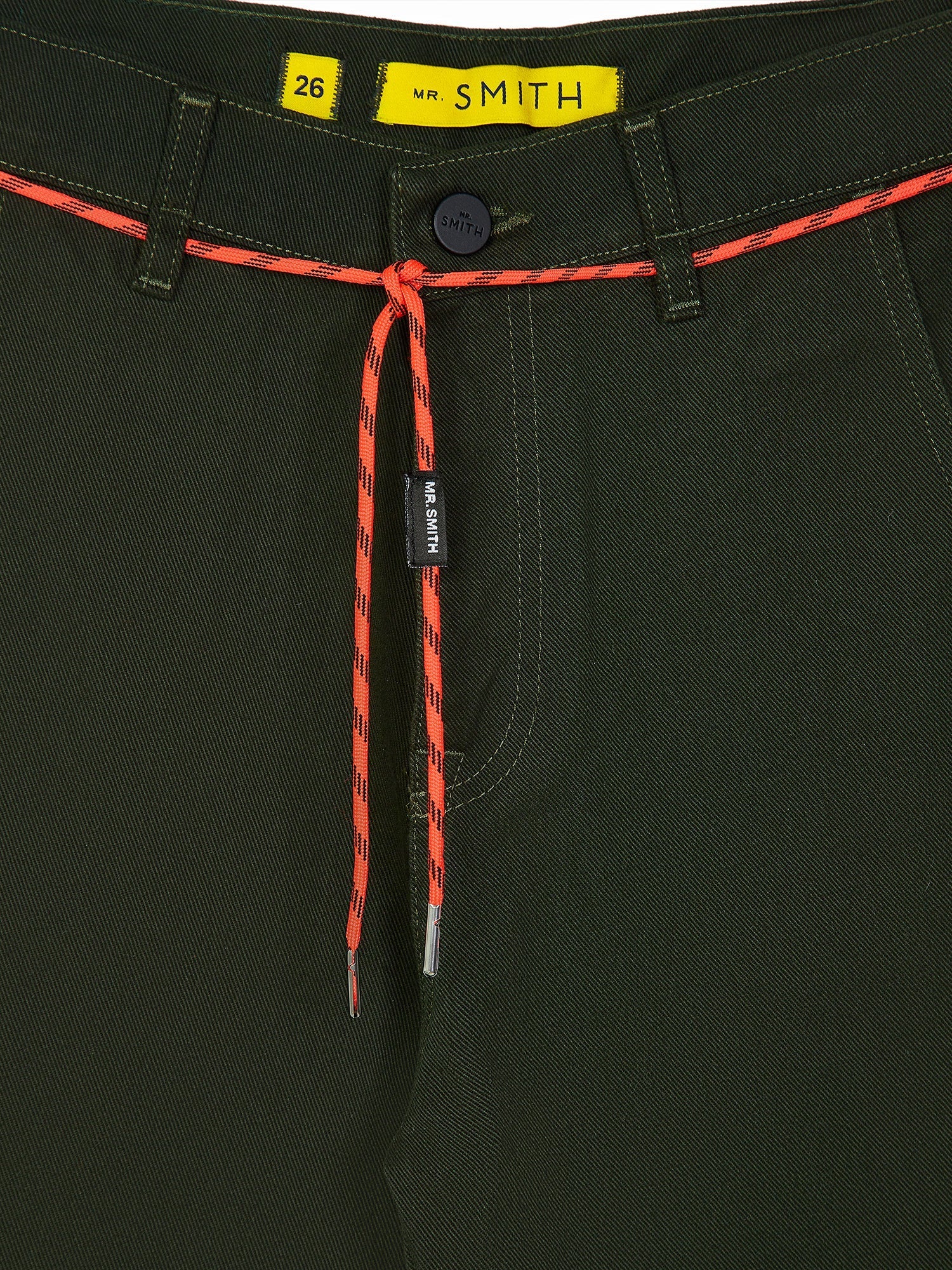 Cotton-Gabardine Straight-Leg Pants