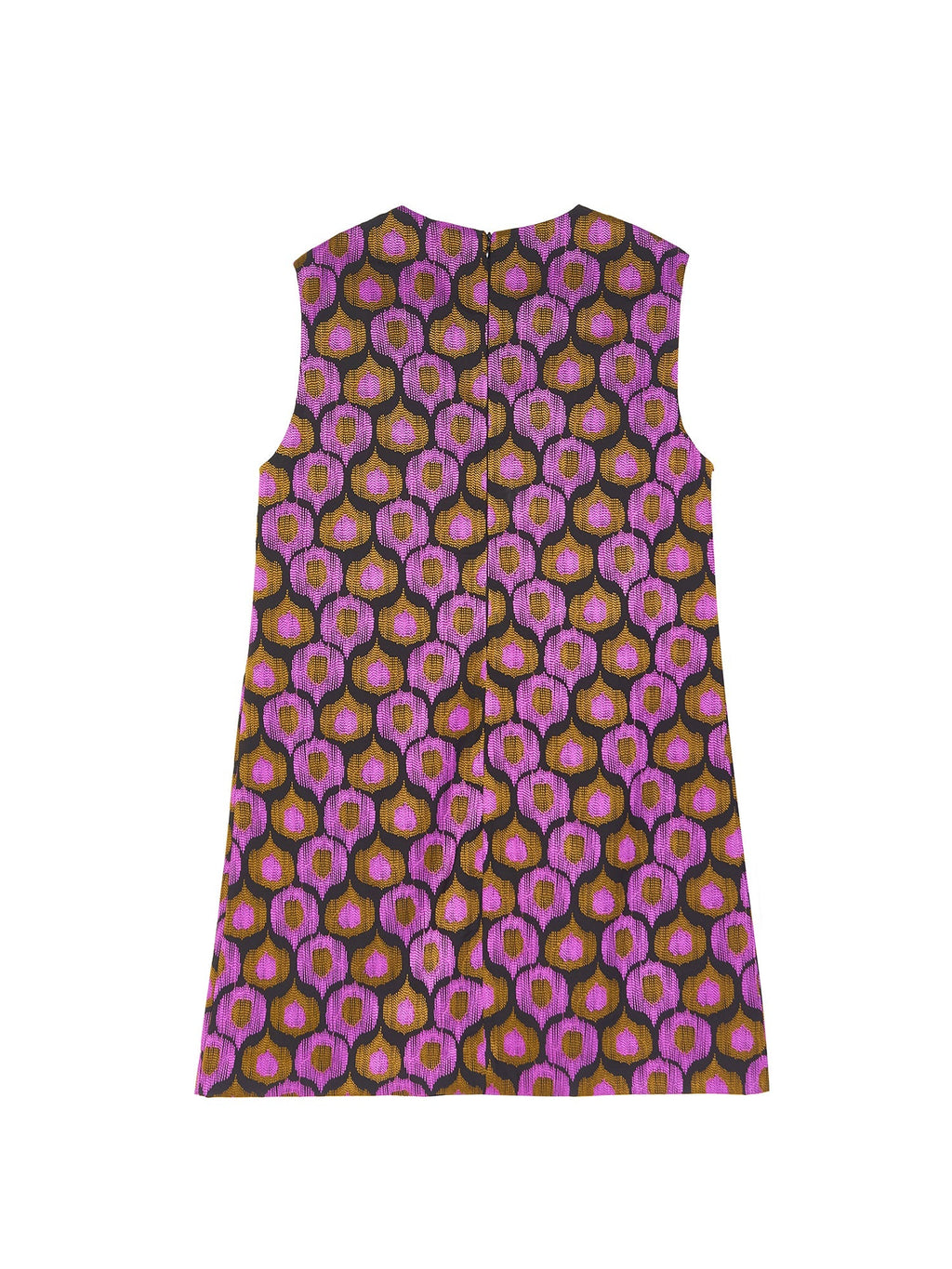 Limited Edition Embroidered Micro Tulle Sleeveless Dress